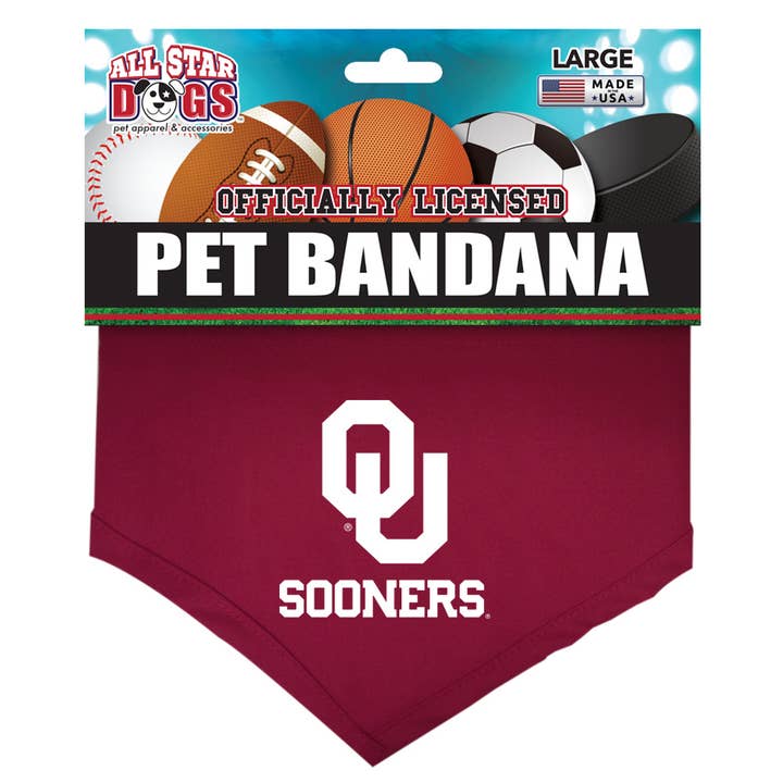 Université de l'Oklahoma - Bandana pour animaux de compagnie pour la vente par All Star Dogs