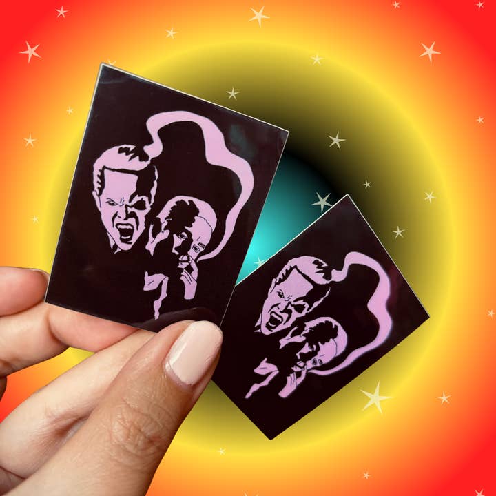 Haunted Fembot - Wholesale Sticker - Het Monster of De Man Spike Sticker2