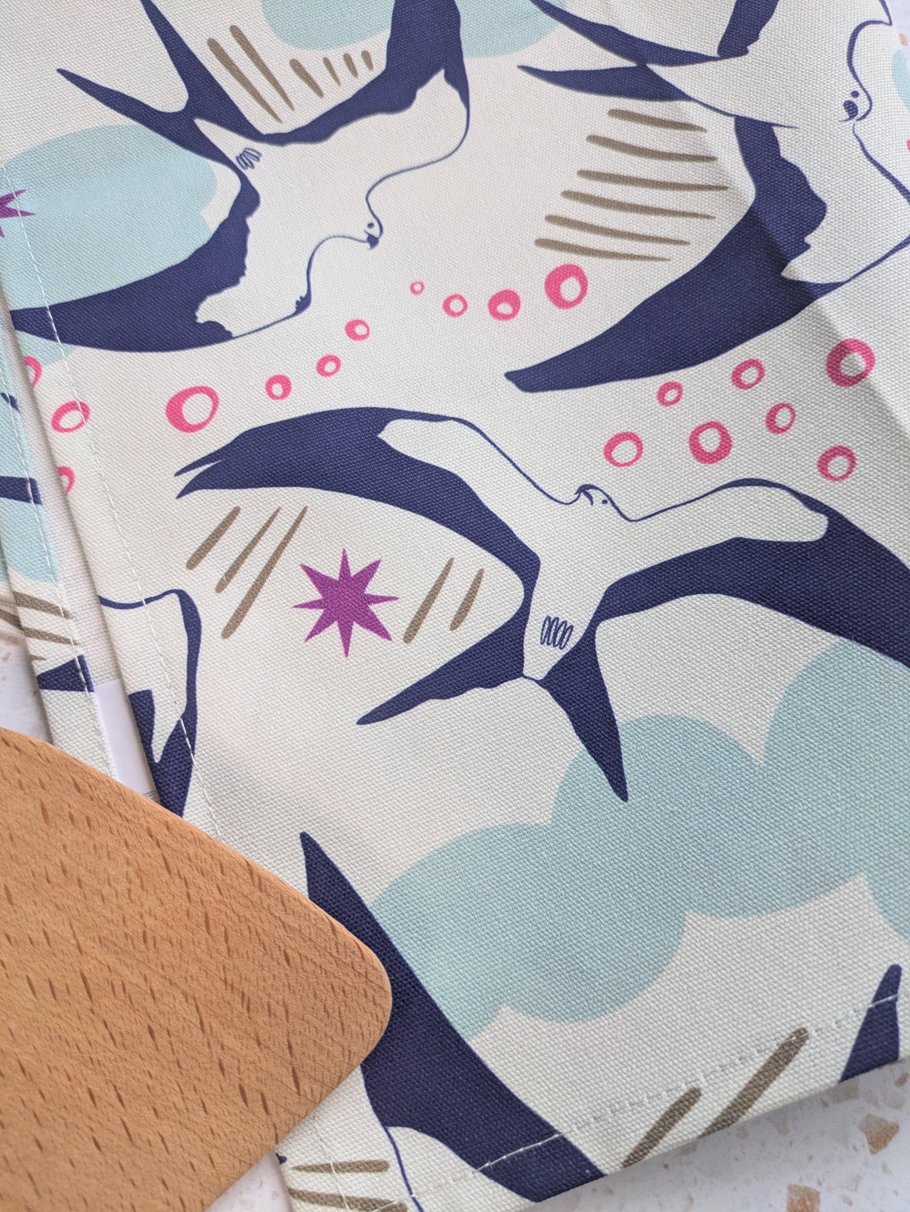 Natalie V. Mason - Wholesale Tea Towel - Dish Towel - Swallowtail Kites - Tea Towel3