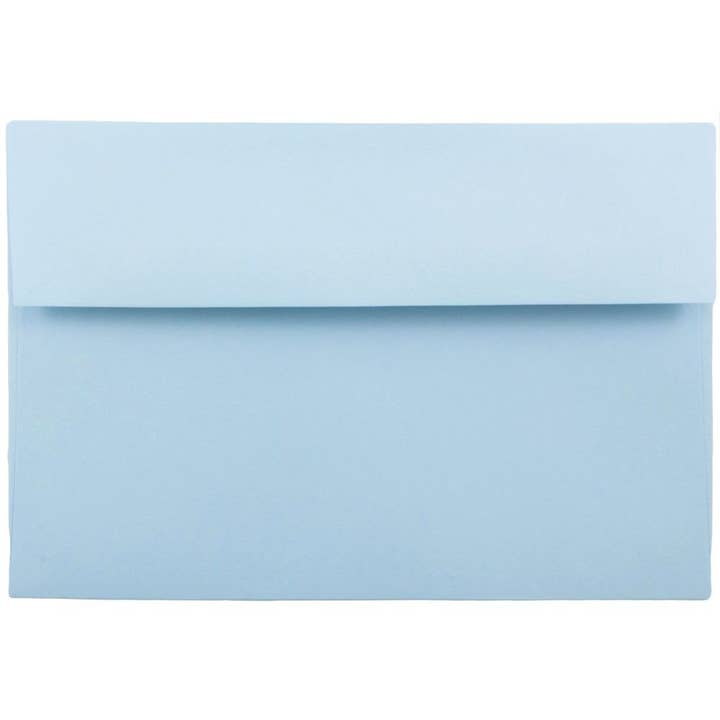 A8 Invitation Envelopes, 5.5 x 8.13, Baby Blue, 1000 for wholesale by JAM PAPER