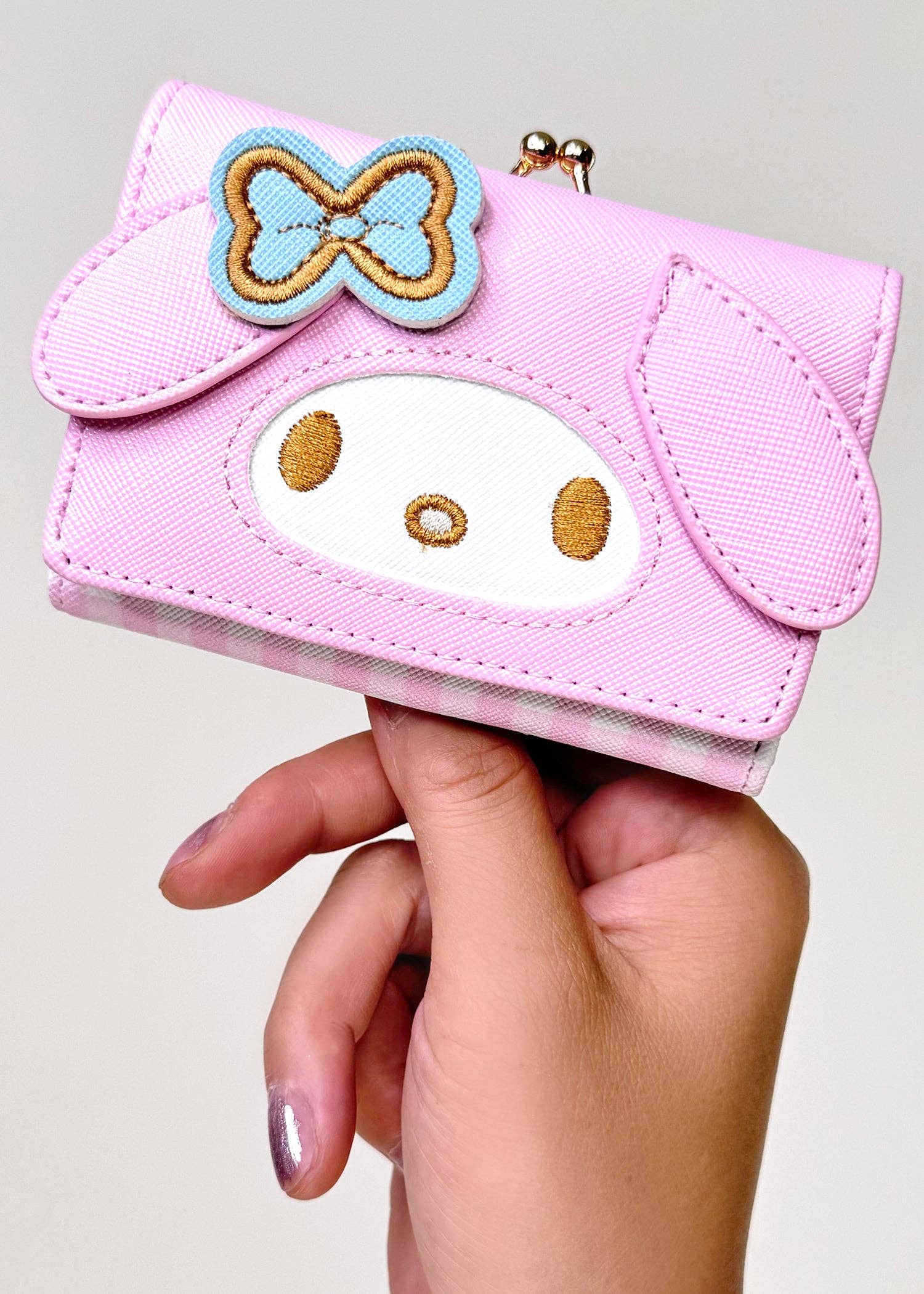 LASR - Vendita all'ingrosso Portafogli - Donna - Portafoglio Sanrio My Melody Face Fap1