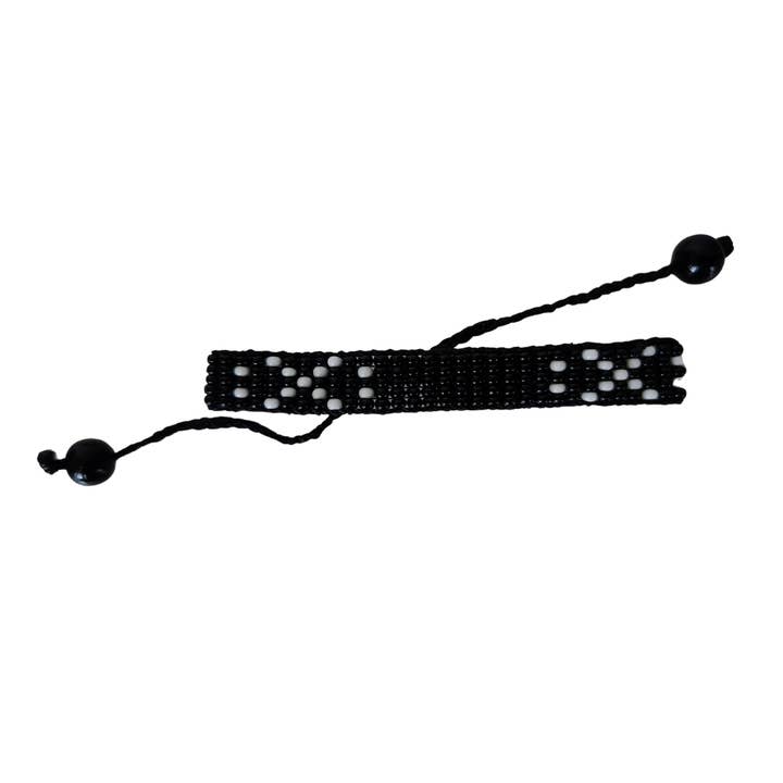 Balance Handmade Woven Friendship Beaded Bracelet – Black Wristband for Wear & Gifting for wholesale by SAWA SAWA