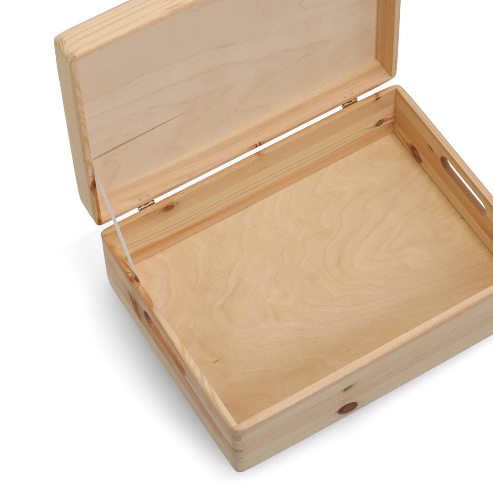 nature Multipurpose Box with Lid, Softwood FSC 100% #2 for wholesale on Faire7