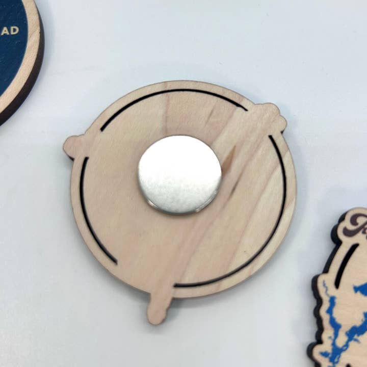 Cast & Carve - Wholesale Magnet - Custom Wooden Lake Magnets10