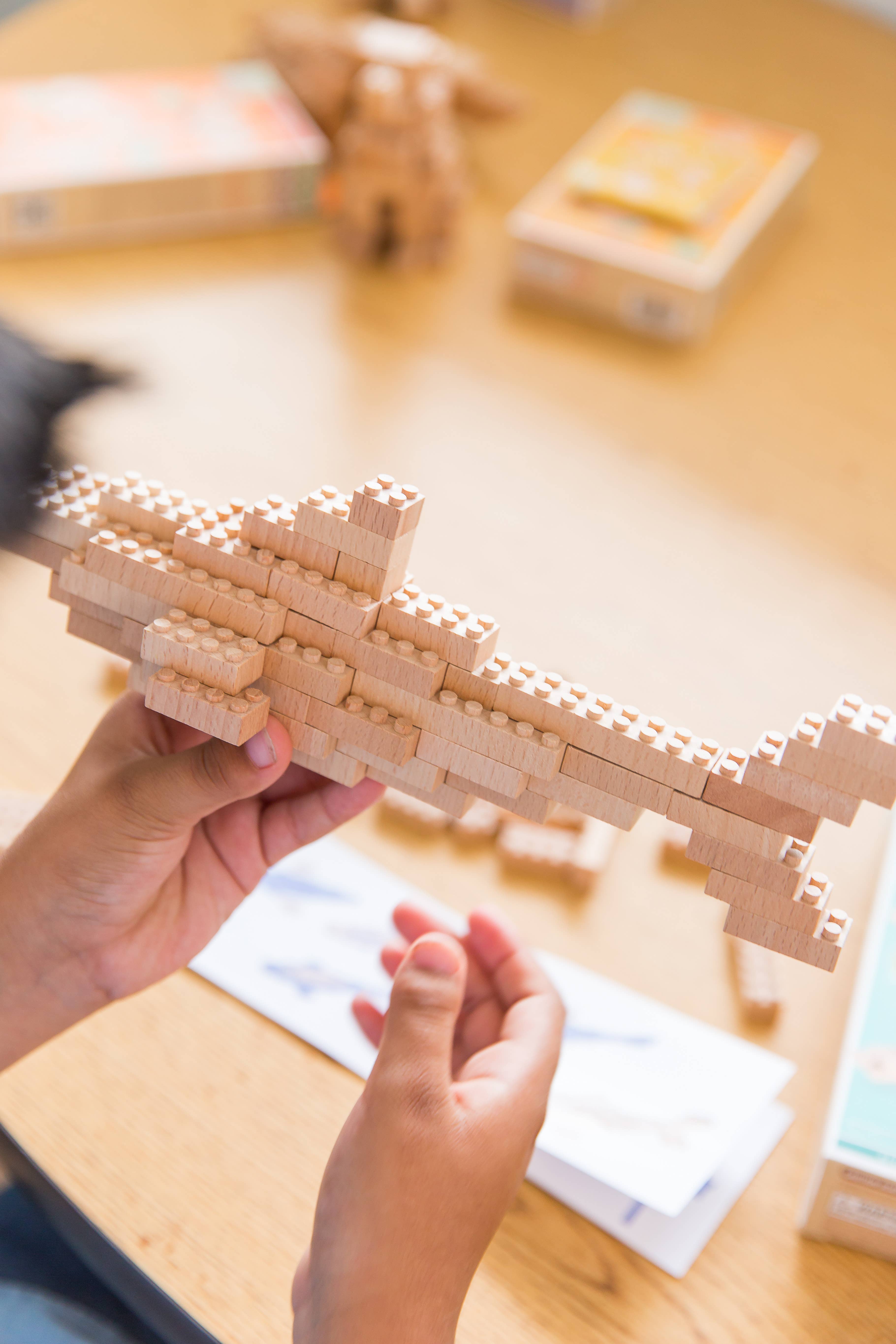 Once Kids – Conjunto de construção - Crianças por atacado – Oceano Eco-bricks™ 3 em 18