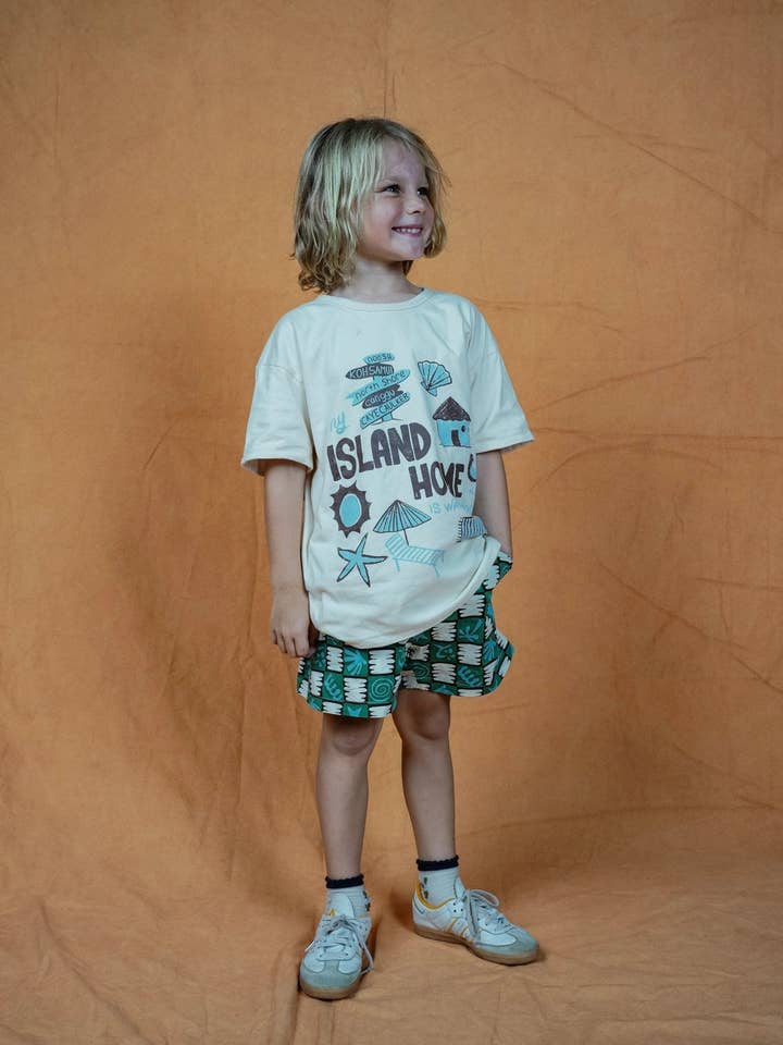 Nalu Shorts – Reversible (Two shorts in one ) for wholesale by Lokal Folk - Reversible Kidswear