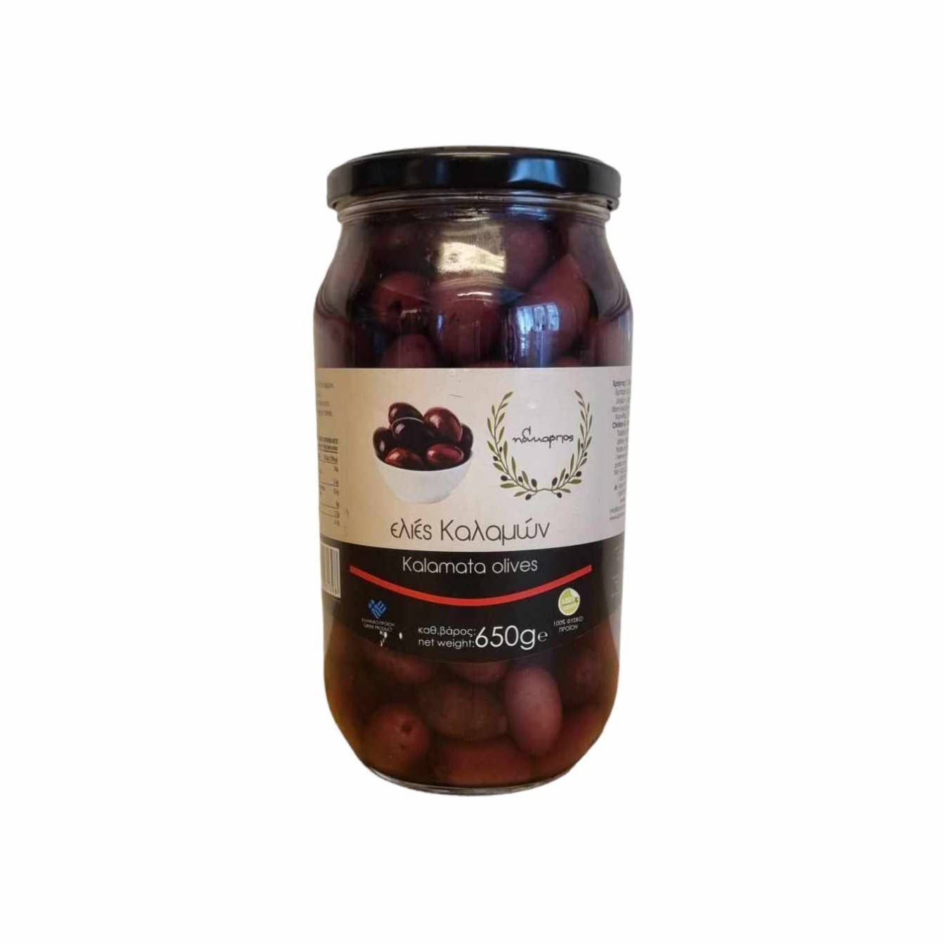 Vasilis och Sigrid - Wholesale Olives - Kalamata olives 650g