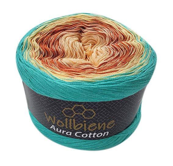 Wollbiene - Wholesale Yarn - Wool Bee Aura Cotton Bobble 200g Gradient 100% Cotton26