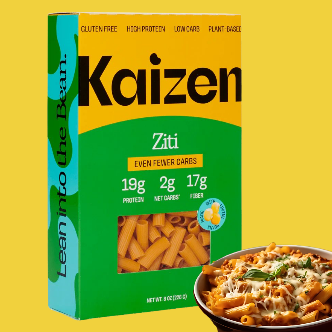 Kaizen Food Company - Vendita all'ingrosso Pasta - Pasta ad alto contenuto proteico Ziti 2g Net Carb - Meno carboidrati, Keto1