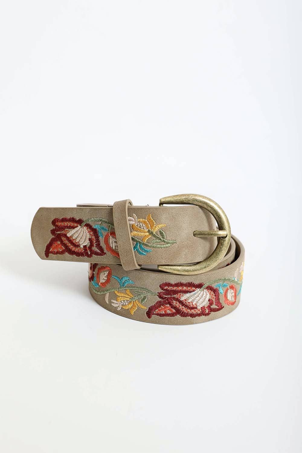 Leto Accessories - Wholesale Belt - Women's - Flower Embroidered Statement Belt8