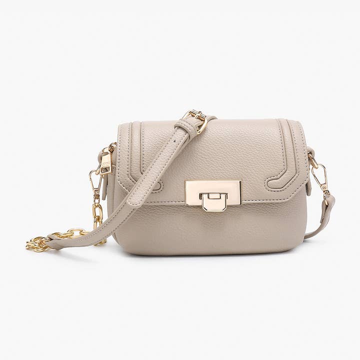 Jen & Co. - Wholesale Crossbody Bag - Women's - JN2657 Casablanca Detailed Snap Crossbody
