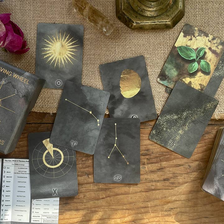 The Living Wheel - Wholesale Tarot Cards - The Living Wheel Astrology Cards1