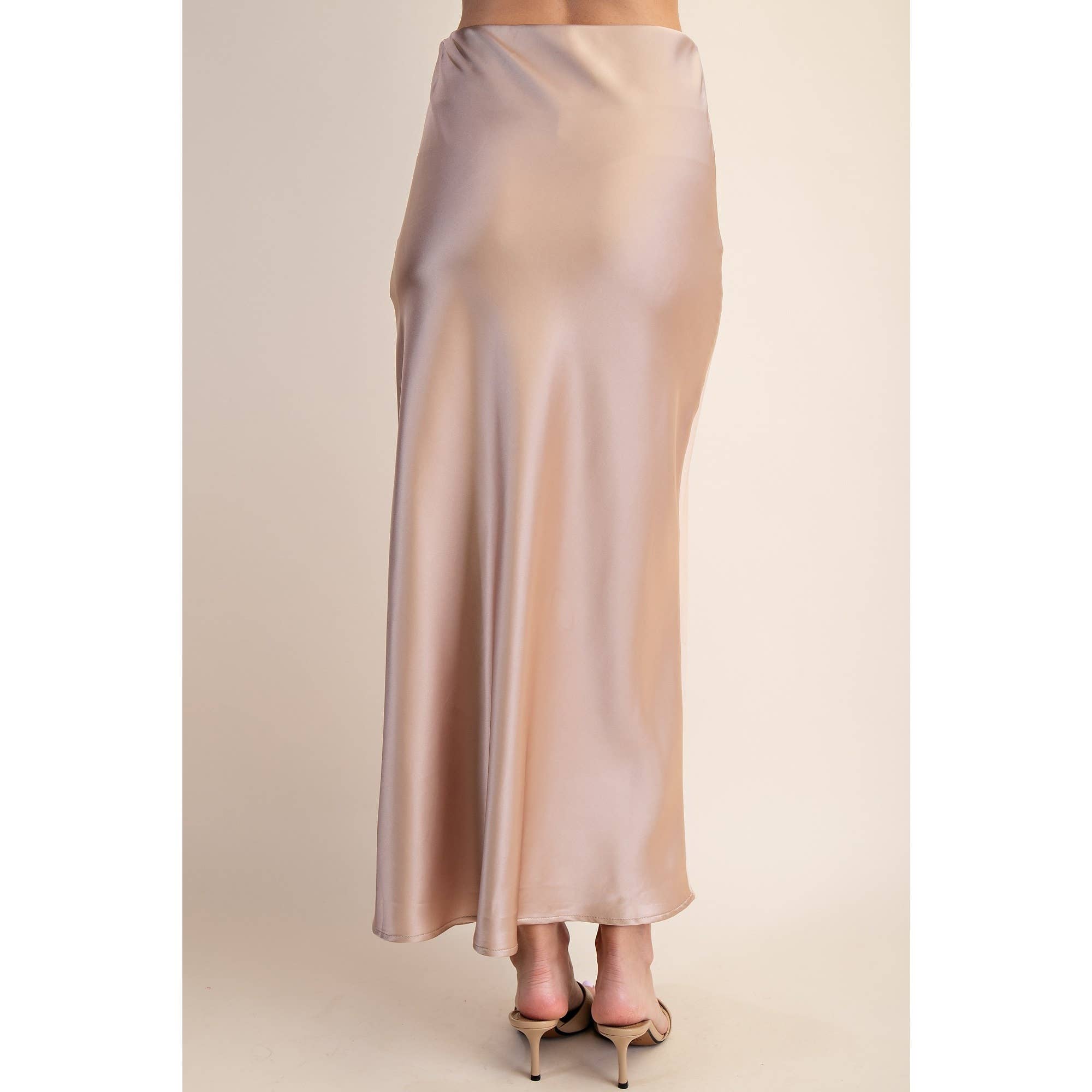 STYLE USA - Wholesale Skirt - Women's - Midi Satin Skirt3