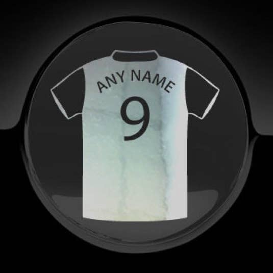 WinsterCreations™ - Wholesale Sticker - Personalised Football T-Shirt Fuel Cap Cover Car Sticker13