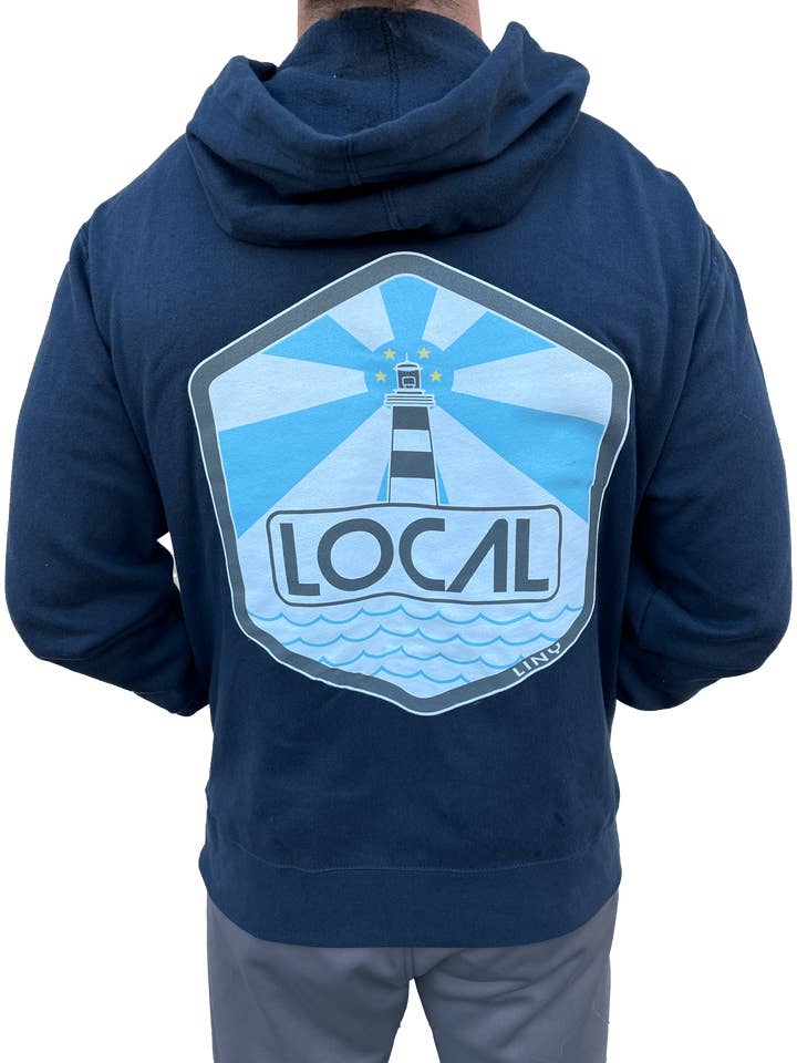 Sudadera con capucha Local Lighthouse para venta al por mayor de Long Island Strong