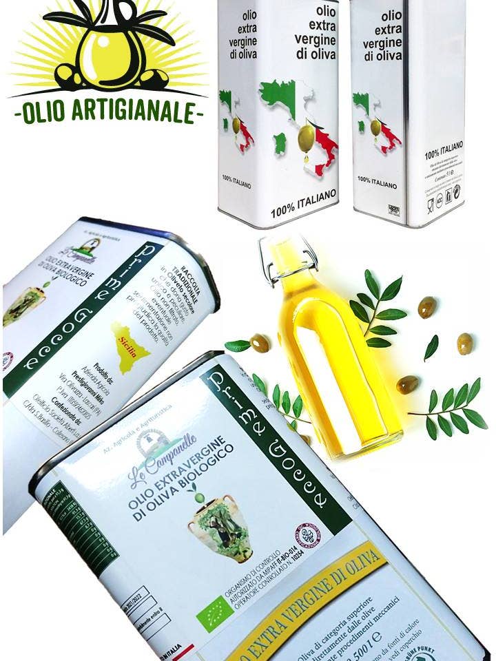 Olio Extravergine - ORGANIC Extra Virgin Olive Oil (24-25) for wholesale by le Campanelle