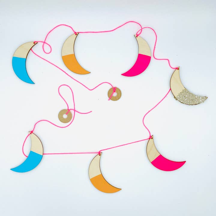 GARLAND - MOON - BRIGHT for wholesale by Cosmic Peace Studio