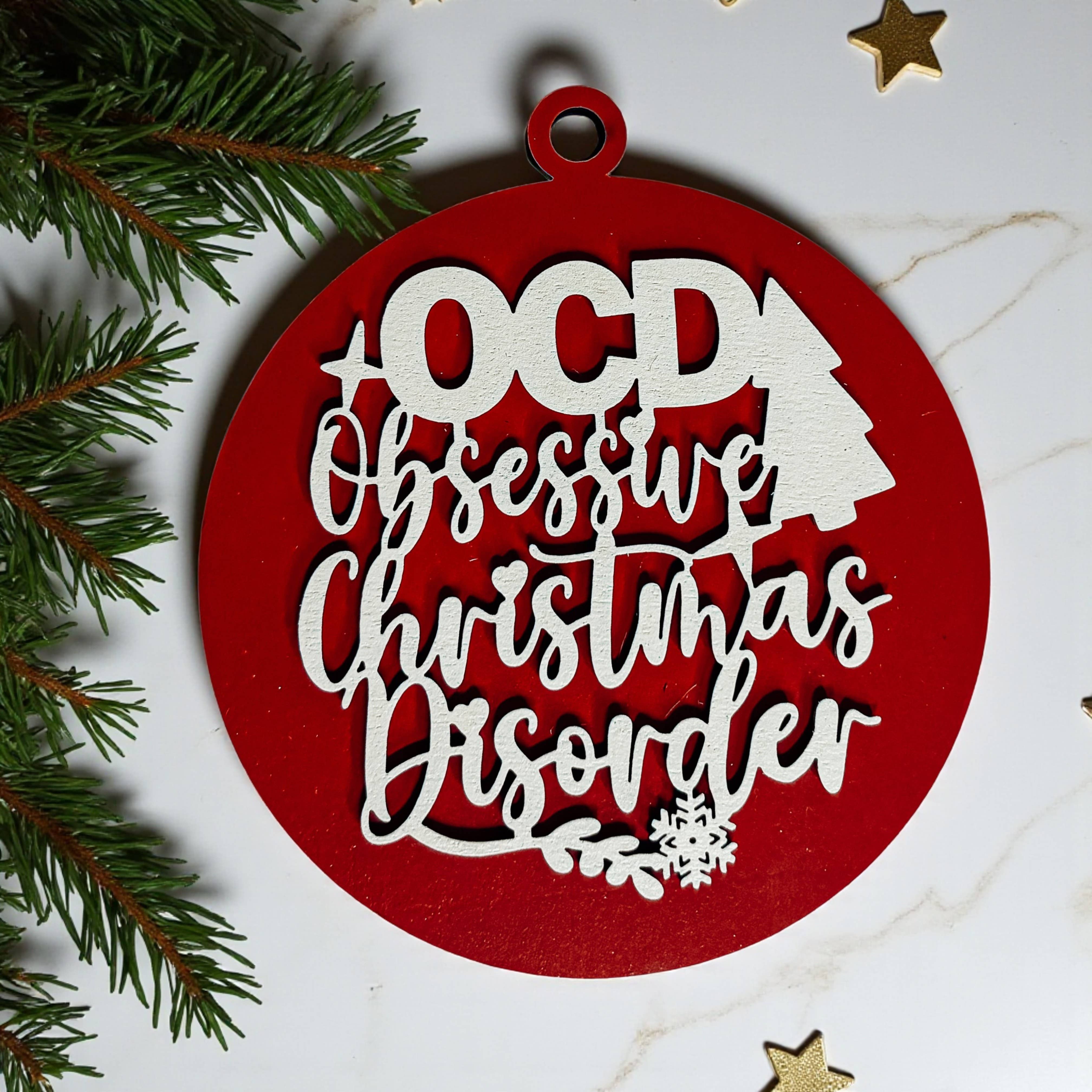 Gia Roma - Wholesale Ornament - Hanging Christmas Decor + Handmade Wooden Ornament Funny197