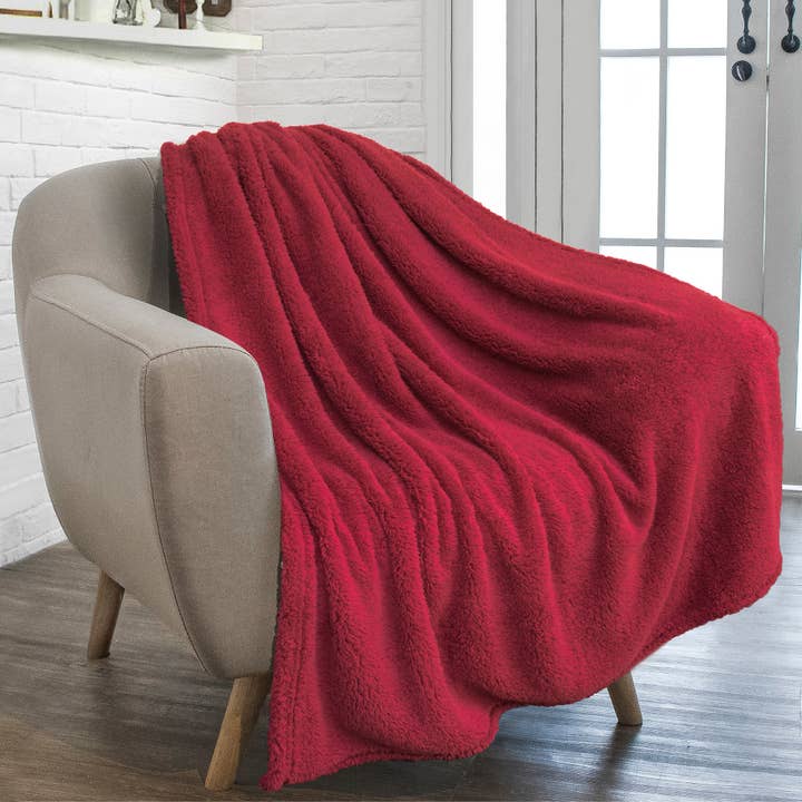 Pavilia - Wholesale Throw Blanket - Plush Shaggy Sherpa Blanket18