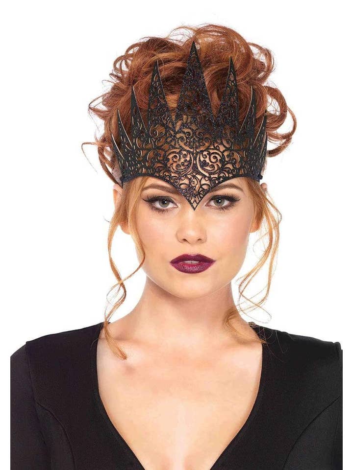 Leg Avenue - Wholesale Costume - Women's - Glitter Die Cut Filigree Royal Crown