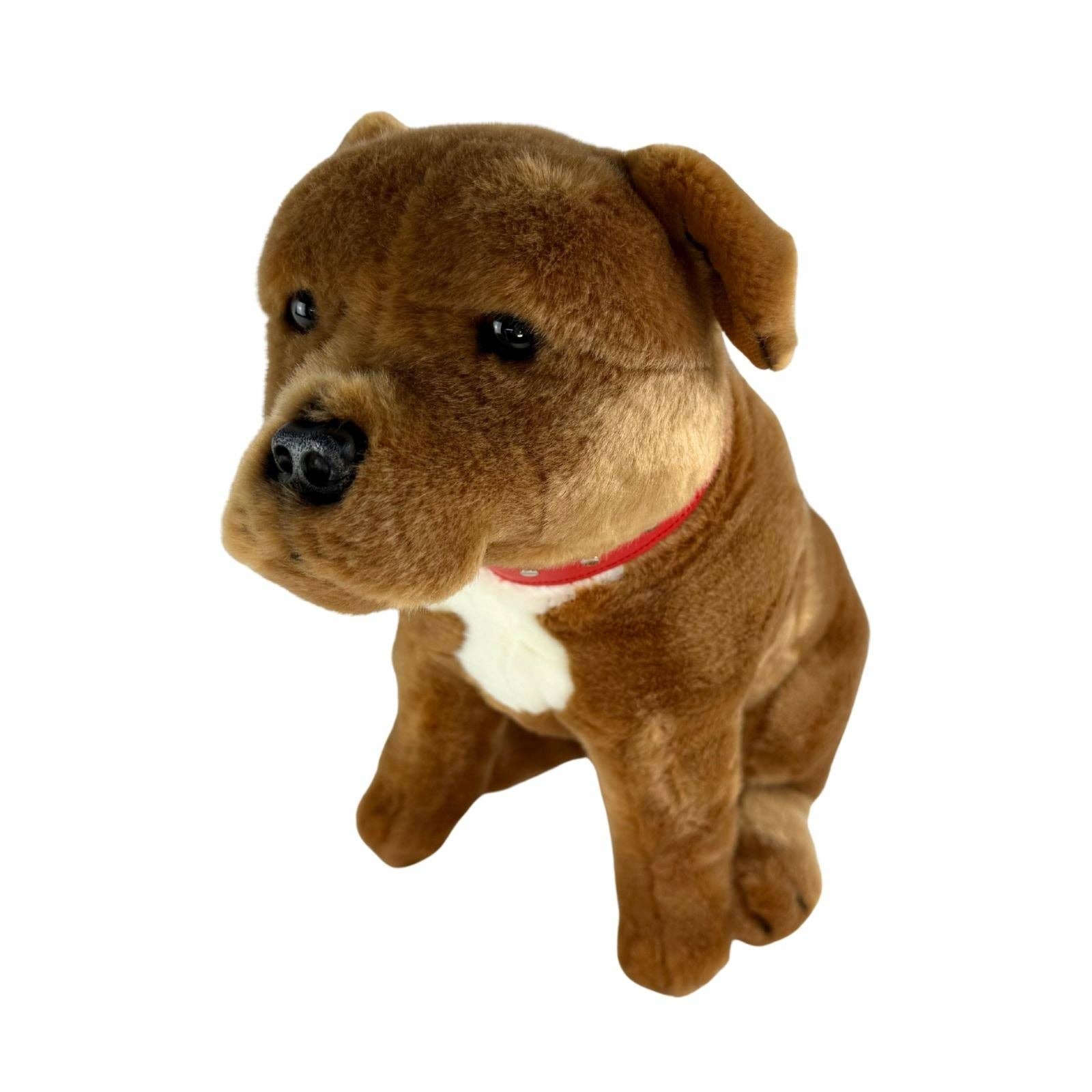 Bocchetta Plush Toys - Wholesale Stuffed/Plush Toy - Kids & Baby - Lester - Staffy - 32cm sitting, brown5