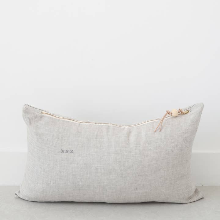 Lumbar XXX Linen Pillow. for wholesale by Celina Mancurti, LLC