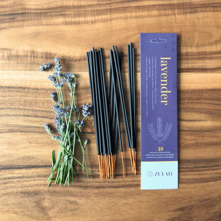 Lavender Incense, 20 sticks per pack for wholesale by Zulah Canada