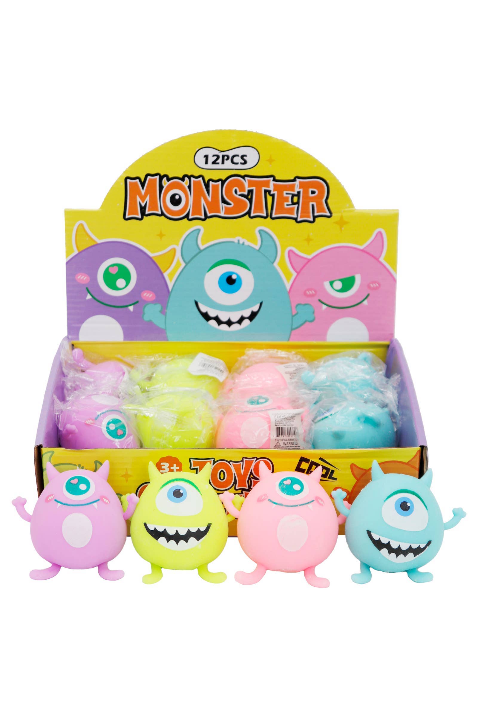 ASSORTED Alien Monster Fluffy Slime Filled Squishy for wholesale on Faire1