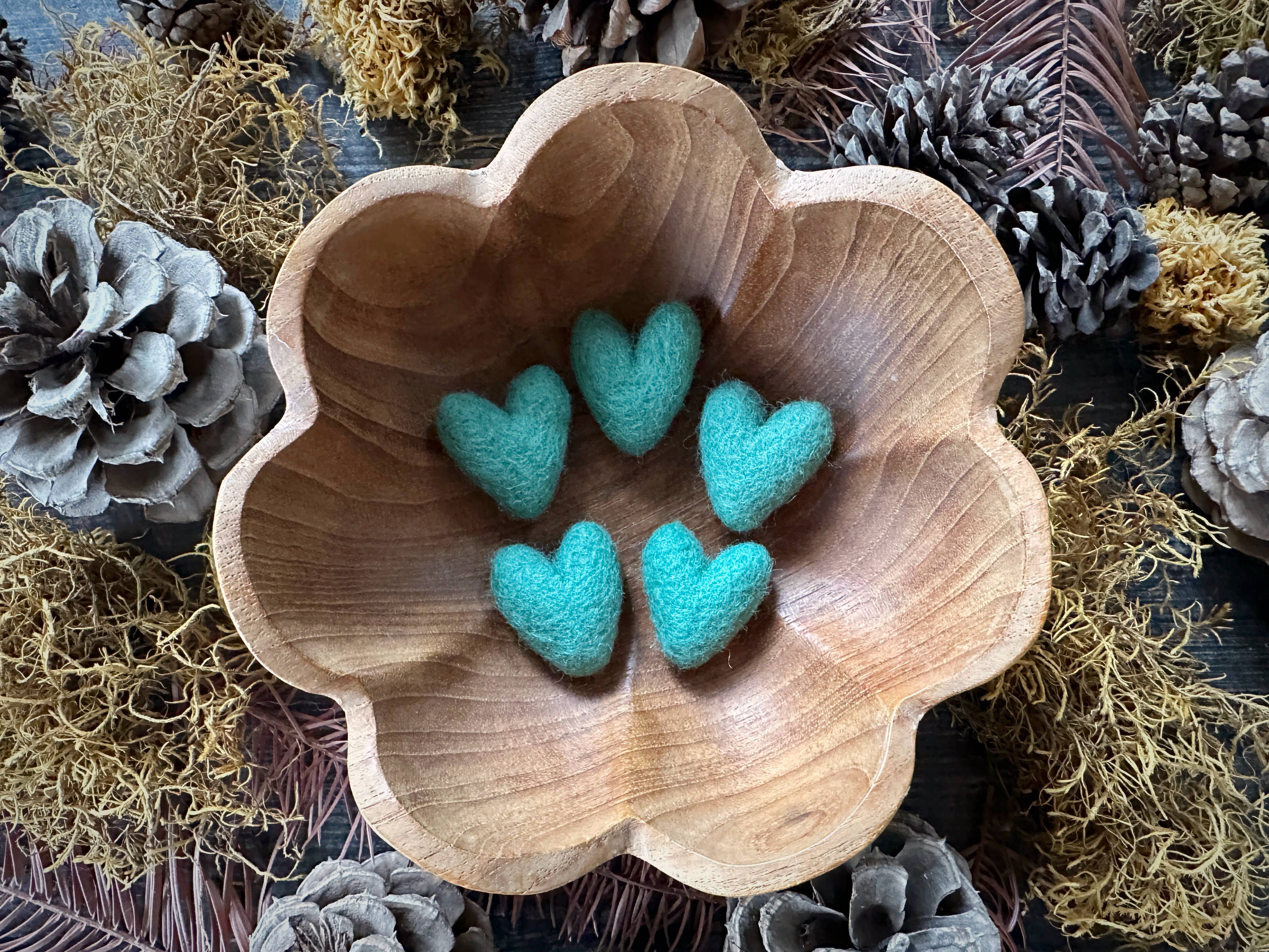 House of Moss - Wholesale Decorative Tabletop Object - Wool Heart | Felted Wool Mini Decor | 23 Colors19