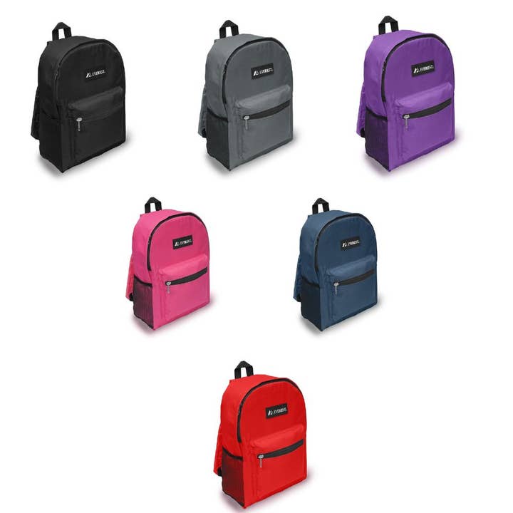 EVEREST BASIC LAPTOP BACKPACK W/ MESH POCKETS for wholesale by DOBBI