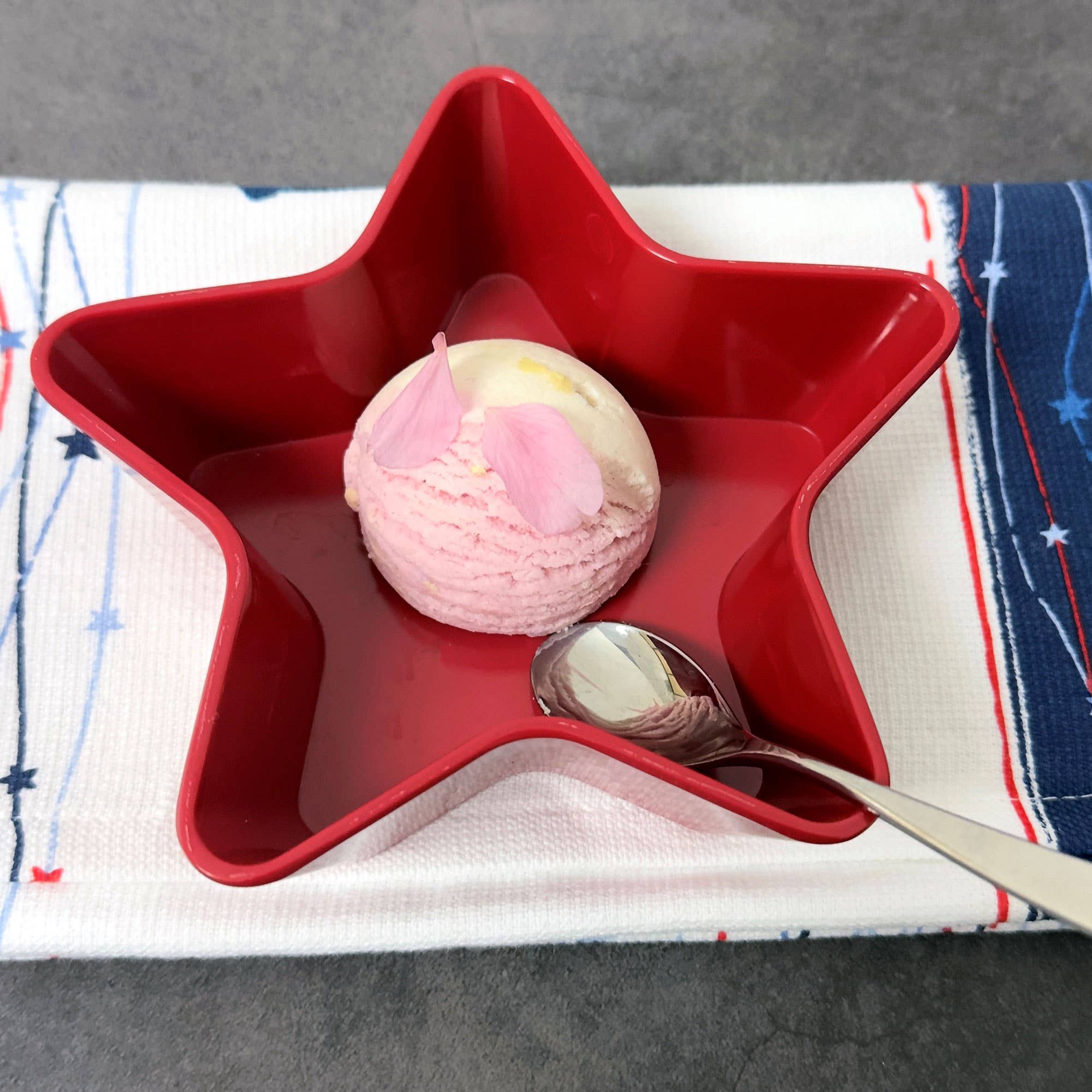 Supreme Housewares - Wholesale Bowl - Patriotic Star Melamine 5 1/2" Bowl, Red2