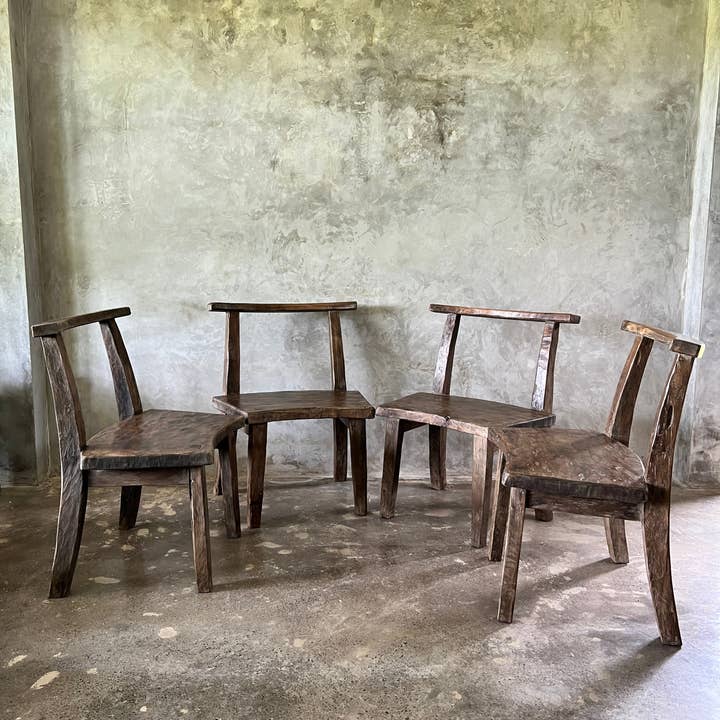 Office Objets – wholesale Chair – Large chair or armchair in antique teak H84 L602