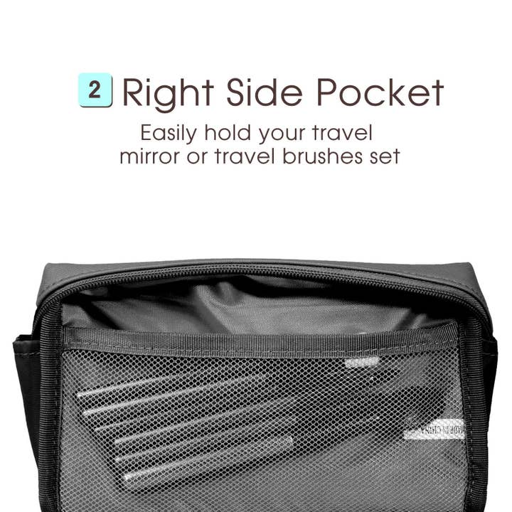 wandf - Wholesale Makeup/Cosmetic Bag - Narwey Travel Makeup Bag PU Leather Cosmetic Bag Organizer