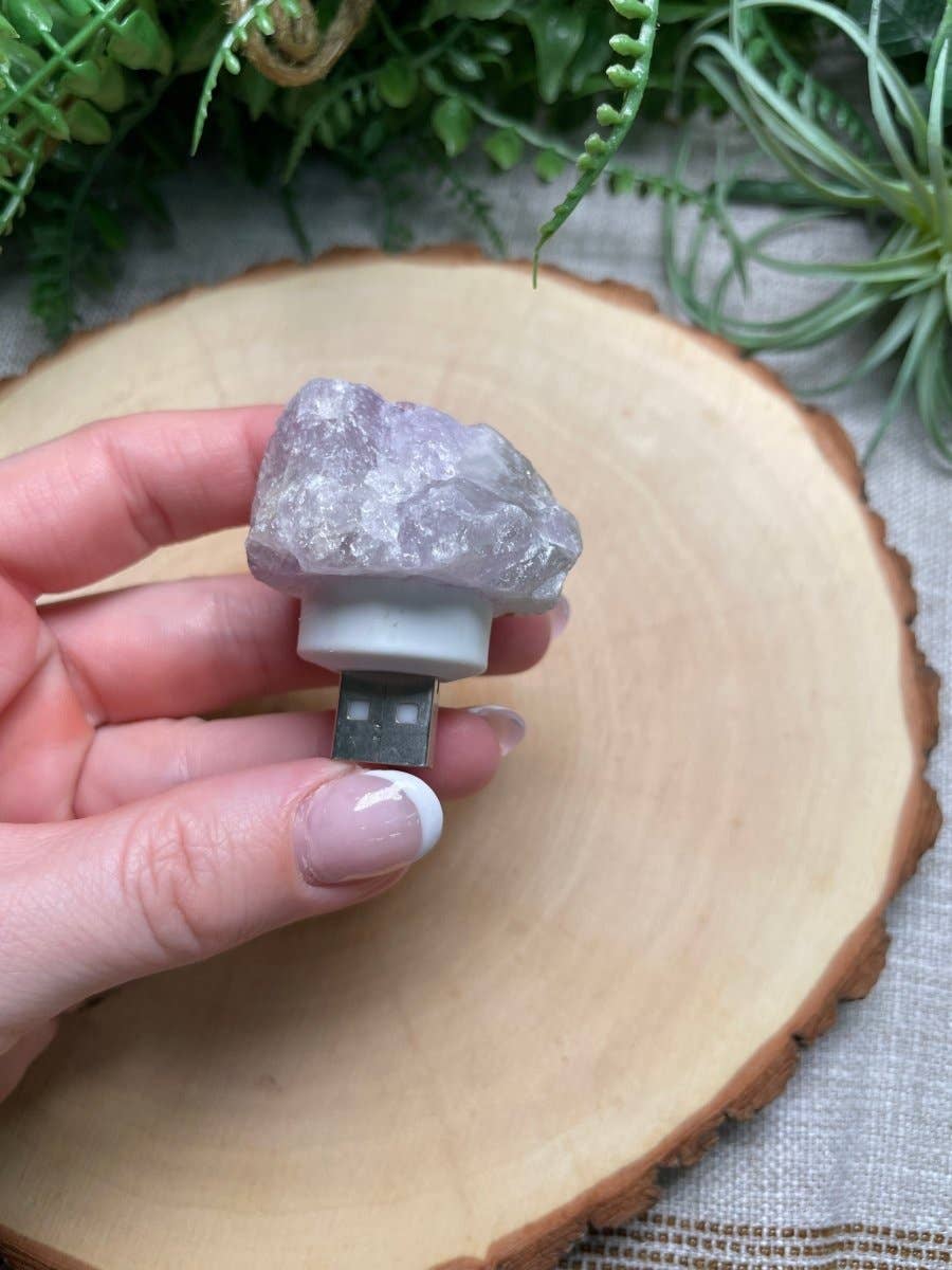 Copper Ashes - Wholesale Spiritual Stone/Crystal - Crystal Night Light for USB Port5