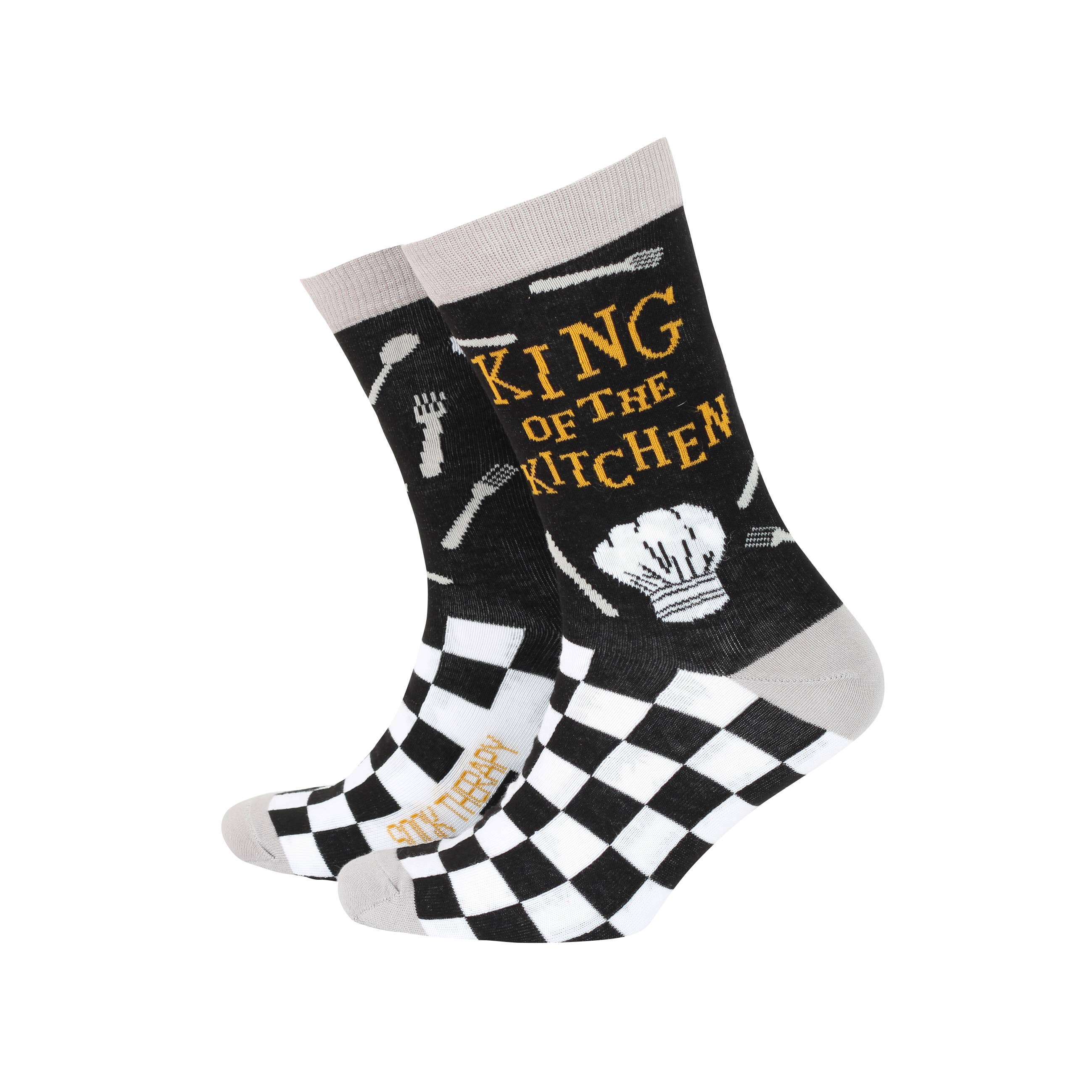 Smiling Faces - Wholesale Socks - Men's - King of the Kitchen - Men's Bamboo Socks0