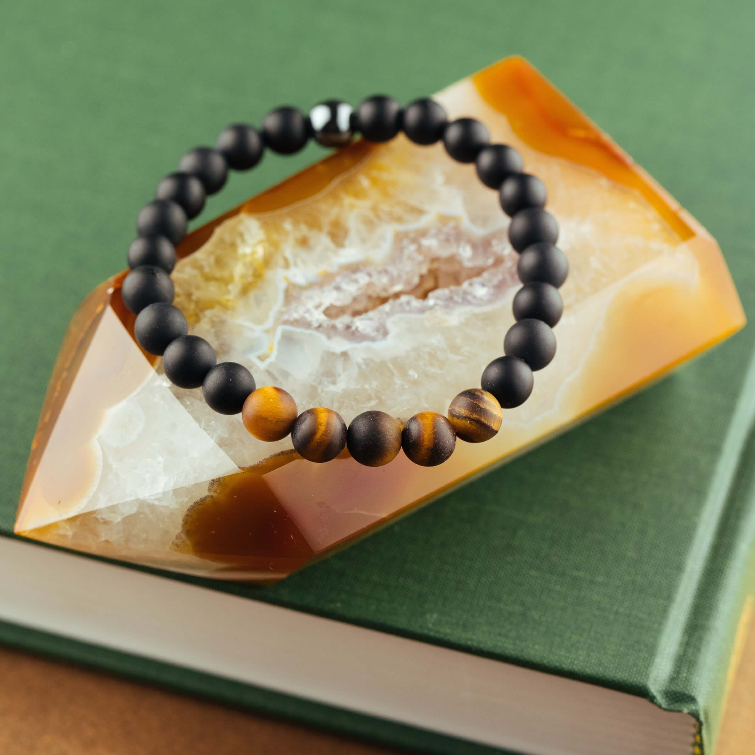 SoulKu – wholesale Pärlarmband – Tigeröga herrarmband för kraftfull1