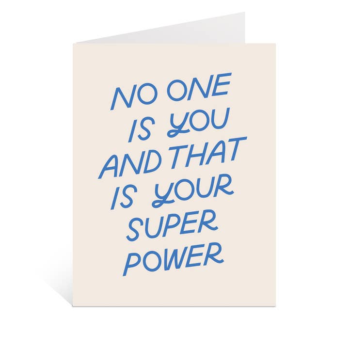 Just Follow Your Art – wholesale Friendship card – Super Power Card | Encouraging Cards, Friendship and Support
