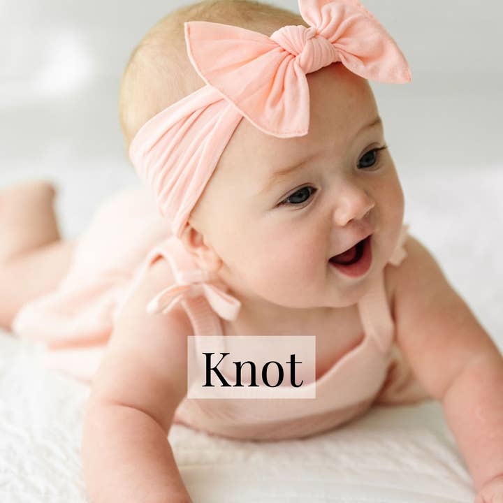 Baby Bling Bows - Wholesale Hair Bow - Baby - Baby Bling® The Original Knot soft nylon headband