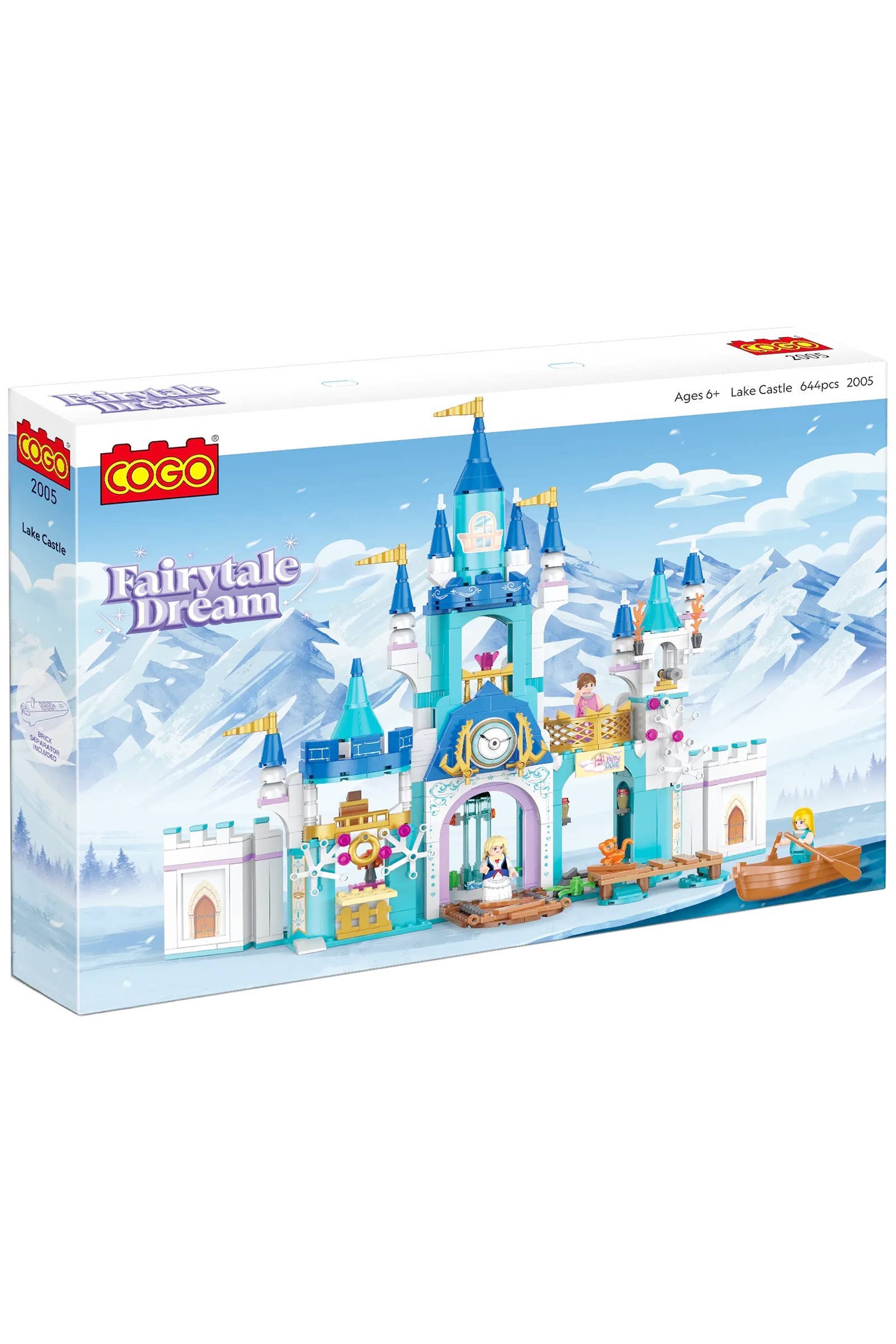 Blue Castle 644 Pcs Building Brick Block Craft Kit for wholesale on Faire1