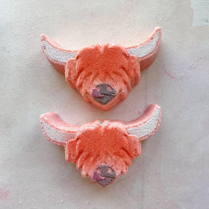 The Sister Made - Wholesale Bath Bomb/Fizz - Highland Cow Bath Bomb3