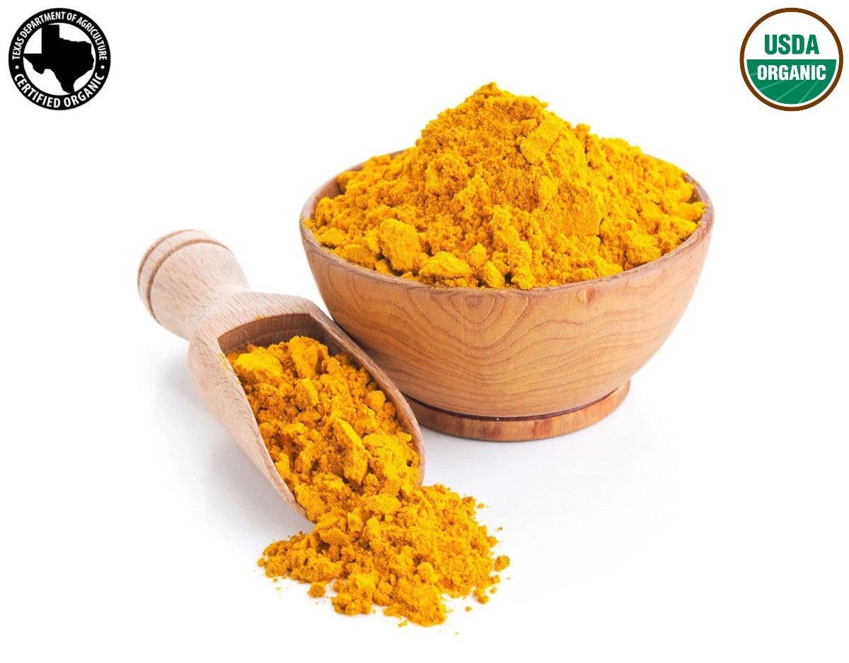 SPICY ORGANIC - Wholesale Protein/Superfood Powder - SPICY ORGANIC Turmeric Root Powder - 100% USDA Certified Organic - Non-GMO Turmeric Curcumin Powder1