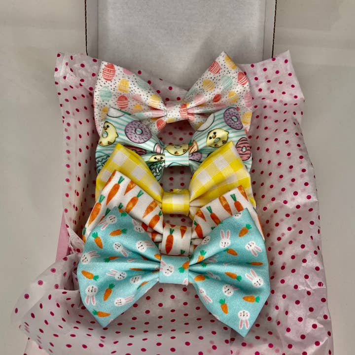 Easter Dog Bows Set of 5 for wholesale by Cutie Pawtootie