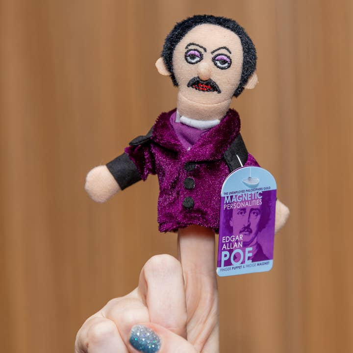 Unemployed Philosophers Guild - Wholesale Finger Puppet - Kids & Baby - Edgar Allan Poe Finger Puppet2