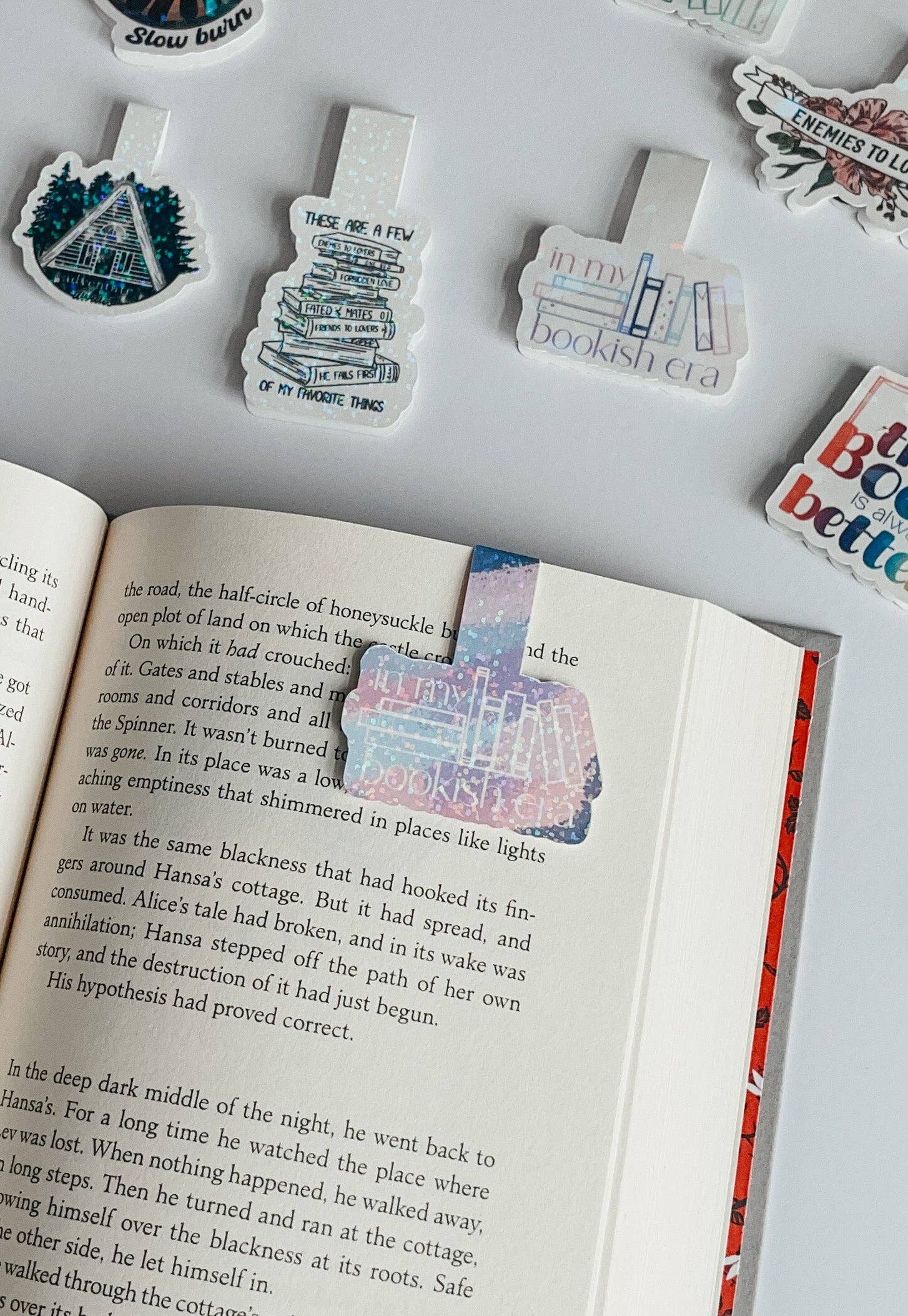 Midnight Readers Shop - Wholesale Bookmark - In my Bookish era Magnetic Bookmark | Cute Bookmarks | Bookish Gift | Holographic | Pastel bookmark1