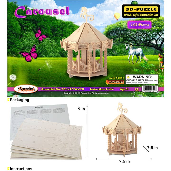 Cota Global - Vendita all'ingrosso Puzzle - Bambini - Puzzle 3D - Giostra1