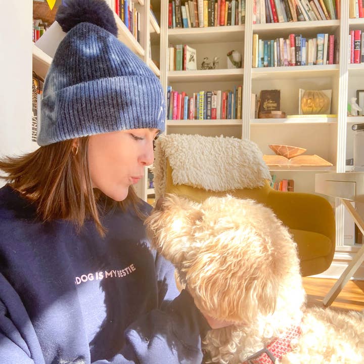 Dog Is My Bestie Crewneck Sweater | Dog Lover Apparel for wholesale by Petphoria