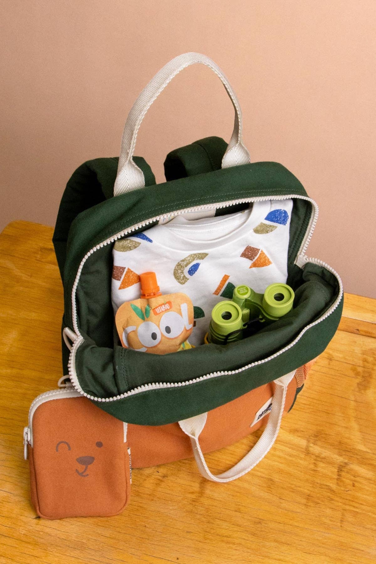 Hindbag – wholesale Backpack – Child – Arthur Tricolor Electric Blue Backpack4