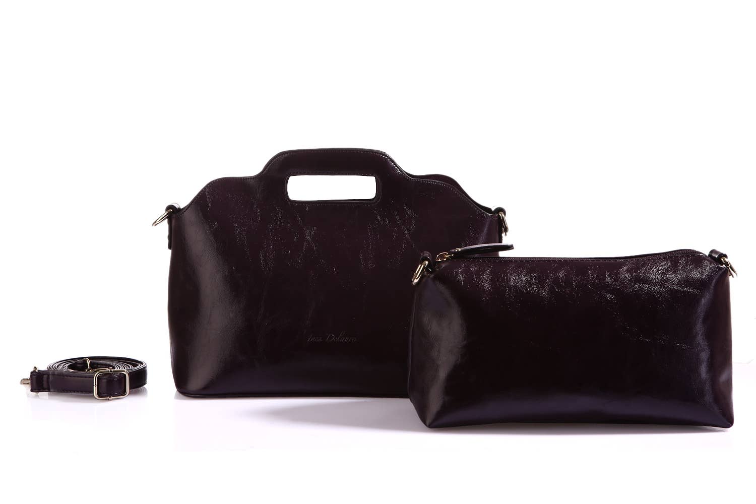 INES DELAURE – wholesale Top handle bag – women's – “Two in one” handbag19