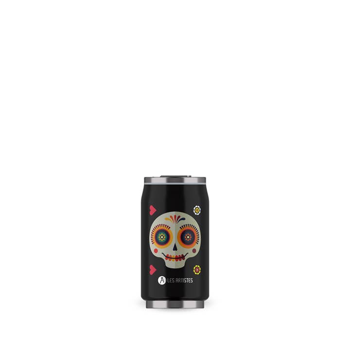 LES ARTISTES PARIS – wholesale Insulated mug/tumbler – Can'it Sugar Skull Sweater 280ml/9.5fl.oz