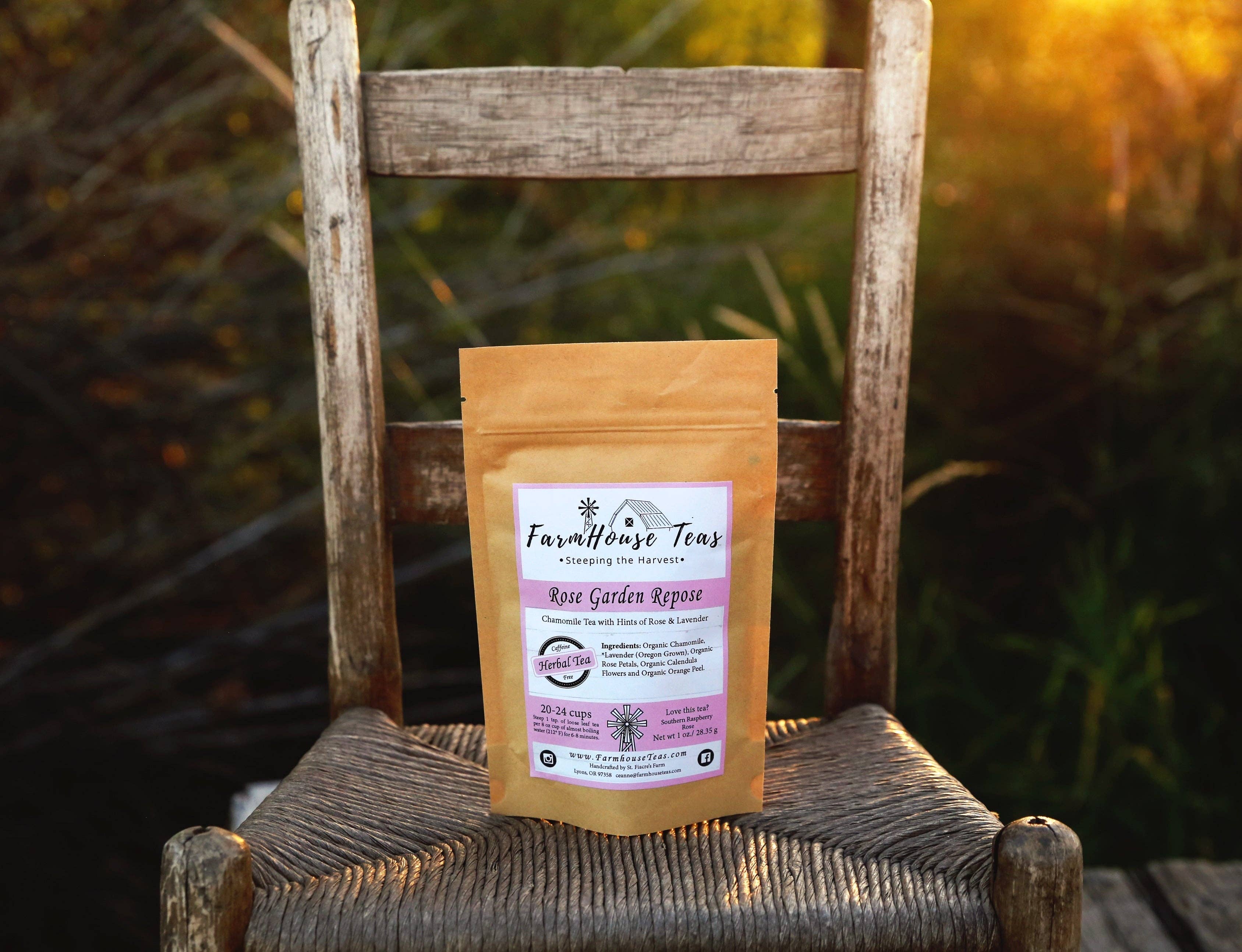 Farmhouse Teas - Wholesale Loose Tea - Rose Garden Repose | Herbal Loose Leaf Tea2